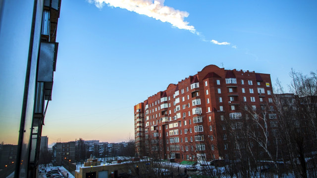 Meteor di Chelyabinsk, Rusia 2013 (Foto: AFP/Oleg Kargopolov)
