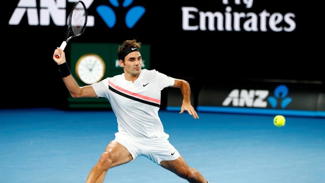 Federer di babak kedua Australia Terbuka. (Foto: Reuters/Thomas Peter)