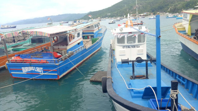 Bantuan kapal dari KKP untuk Nelayan Gorontalo (Foto: Fahrian Saleh/kumparan)