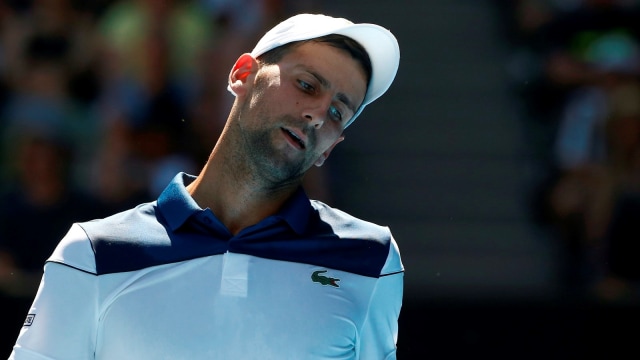 Djokovic di babak kedua Australia Terbuka. (Foto: Reuters/Thomas Peter)