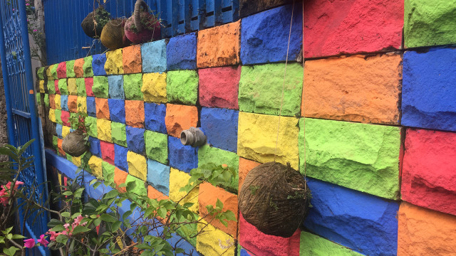 Kampung warna-warni di Lenteng Agung (Foto: Raga Imam/kumparan)