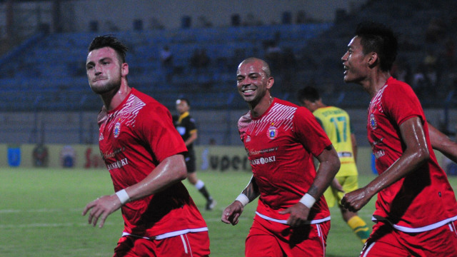 Striker Persija Jakarta, Marko Simic. (Foto: Saiful Bahri/Antara)