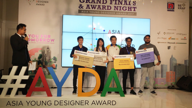 Pemenang 3 besar kategori desain interior (Foto: Ratmia Dewi/kumparan)