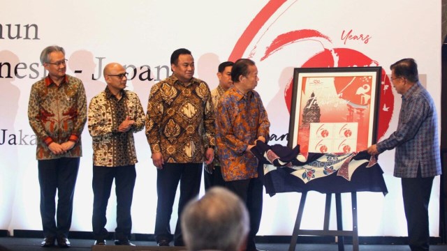 JK di 60 tahun persahabatan Indonesia Jepang (Foto: Dok.  Setwapres)