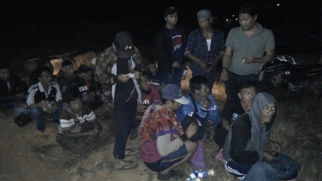TKI ilegal diamankan Polisi di Kalimantan Barat. (Foto: Polda Kalbar)