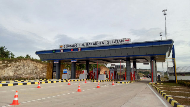 Peresmian tol Trans Sumatera (Foto: Kevin S/kumparan)