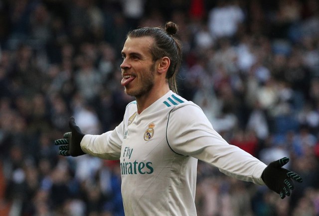 Bale merayakan gol. (Foto: REUTERS/Sergio Perez)