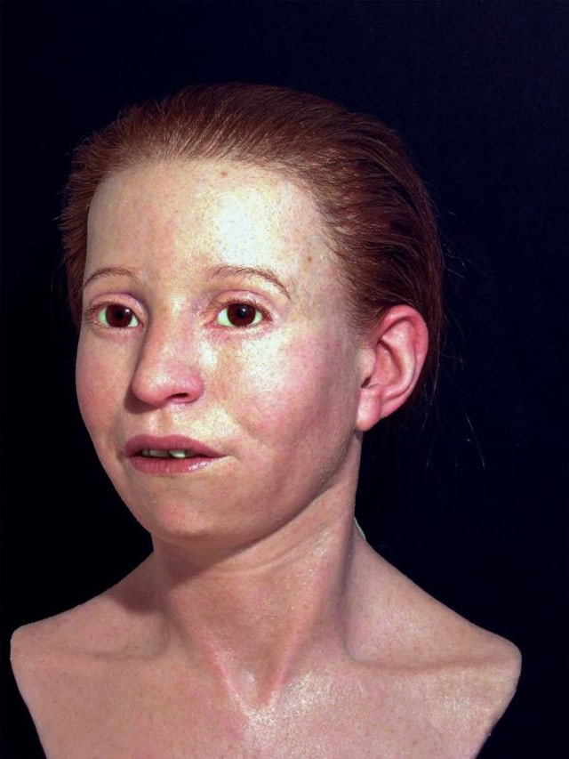 Wajah perempuan 2.000 tahun lalu (Foto: Oscar Nilsson, rekonstruktor)