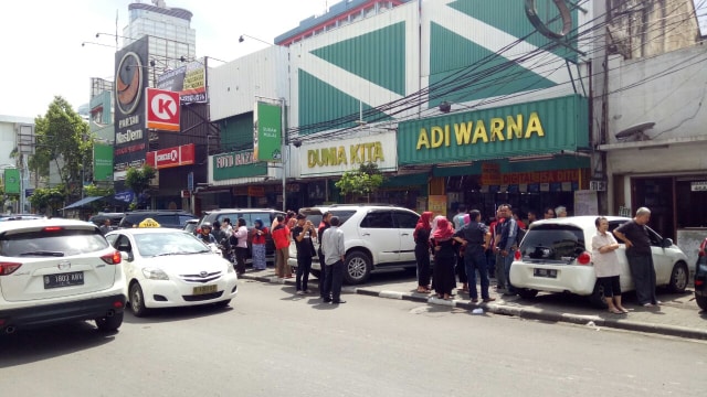 Gempa dirasakan di Jalan Sabang, Jakpus (Foto: Aditya Panji/kumparan)