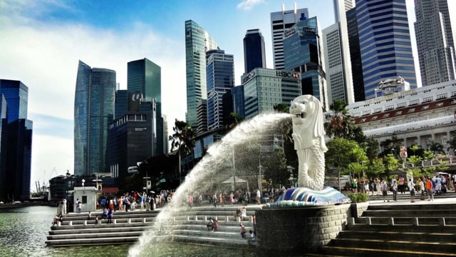 Merlion Park (Foto: Wikimedia Commons)