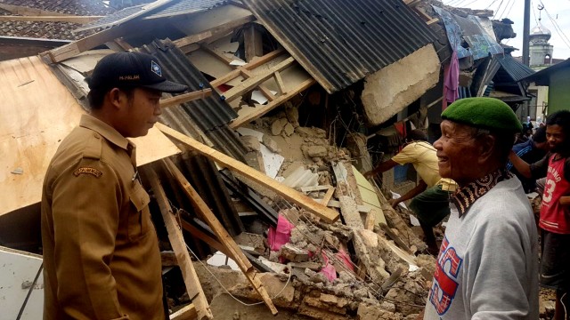 Kerusakan akibat gempa Banten (Foto: Dok. BNPB)