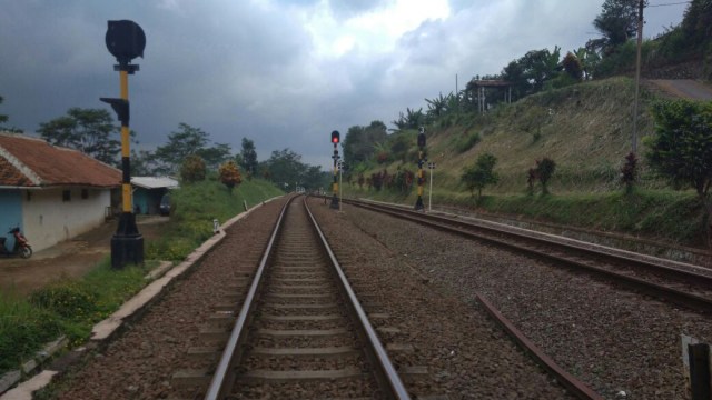 Jalur kereta api di Jawa Barat aman pascagempa (Foto: Dok. Daops 2)