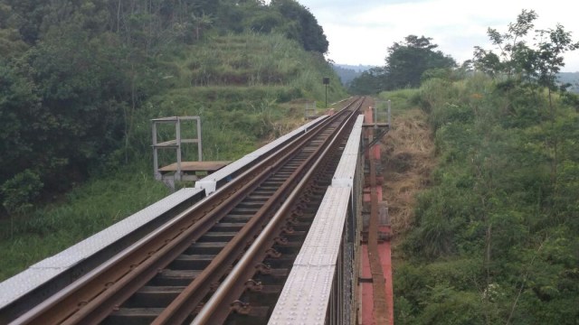Jalur kereta api di Jawa Barat aman pascagempa (Foto: Dok. Daops 2)