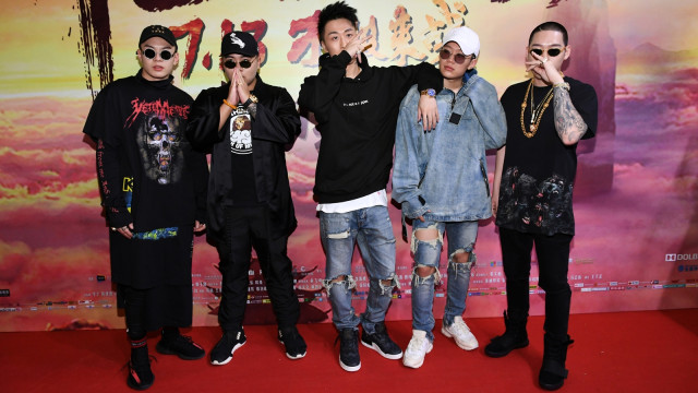 Rapper Cina, PG One. (Foto: Getty Images via AFP)