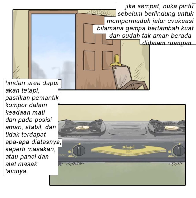 Komik Yang Harus Diperhatikan Ketika Gempa Bumi Kumparan Com