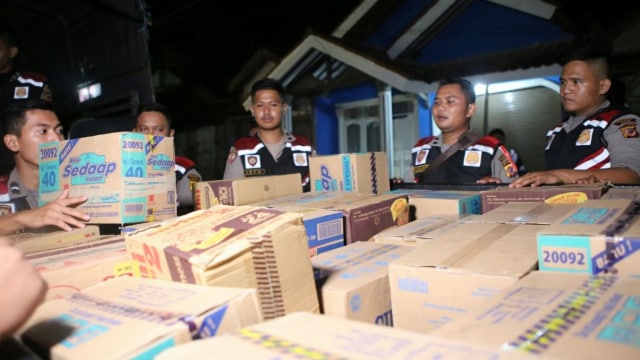 Polres Bogor mengirimkan bantuan korban gempa (Foto: dok Polres Bogor)