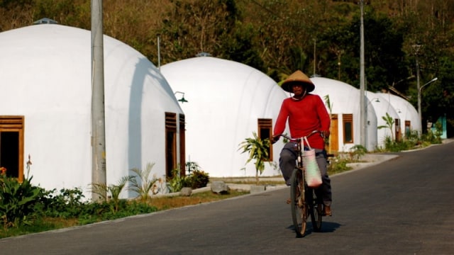 Rumah Antigempa, Dusun New Ngelepen, Yogyakarta (Foto: Flickr/Ian Riley)