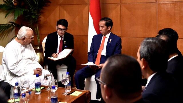 Jokowi Bertemu Pemimpin Oposisi Parlemen Sri Lanka (Foto: Biro Pers Setpres)