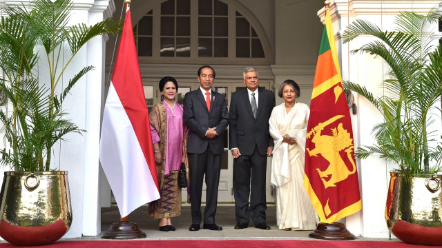 Presiden Jokowi dan PM Sri Lanka (Foto: Dok. Biro Pers)