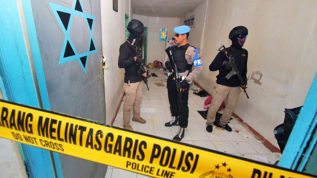 Lokasi penggerebekan narkoba di Kampung Ambon Foto: ANTARA FOTO/Rivan Awal Lingga