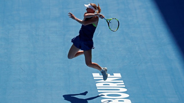 Wozniacki kalahkan Mertens di semifinal. (Foto: REUTERS/David Gray )