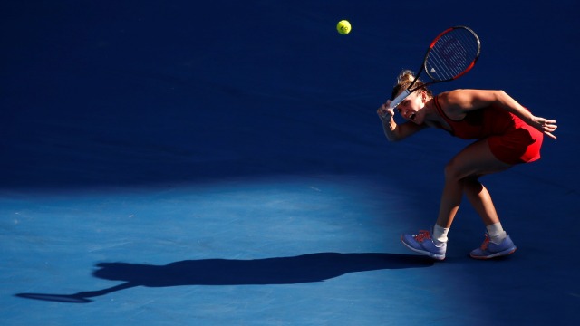 Simona raih tiket final Australia Terbuka 2018. (Foto: REUTERS/Toru Hanai)