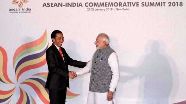 Presiden Jokowi di KTT Asean-India (Foto: Dok. Biro Pers Setpres)