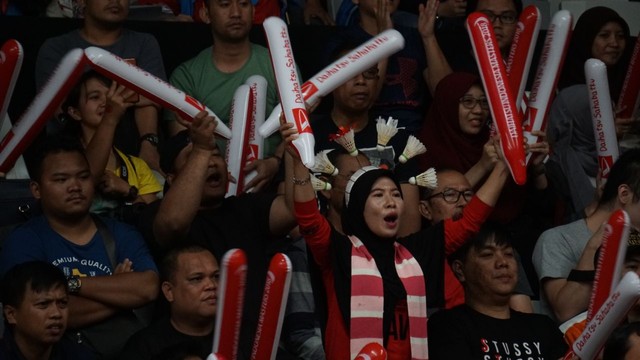 Penonton Indonesia Masters 2018 Foto: Nugroho Sejati/kumparan