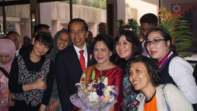 Joko Widodo, Iriana di Hotel Pan Pasific Sonargaon (Foto: Yudhistira Amran Saleh/kumparan)