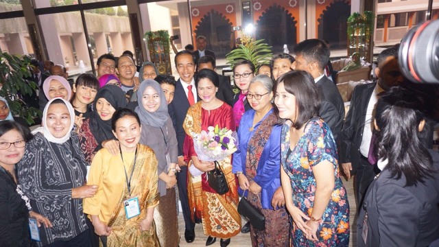 Joko Widodo, Iriana di Hotel Pan Pasific Sonargaon (Foto: Yudhistira Amran Saleh/kumparan)