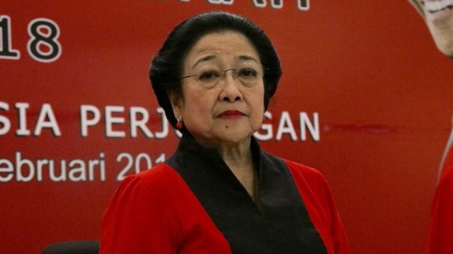 Megawati Soekarnoputri di Wisma Kinasih. (Foto: Garin Gustavian Irawan/kumparan)