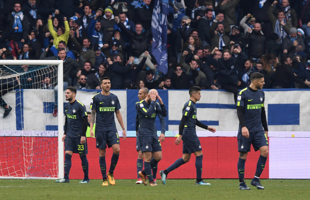 Inter kembali gagal menang. (Foto: REUTERS/Alberto Lingria)