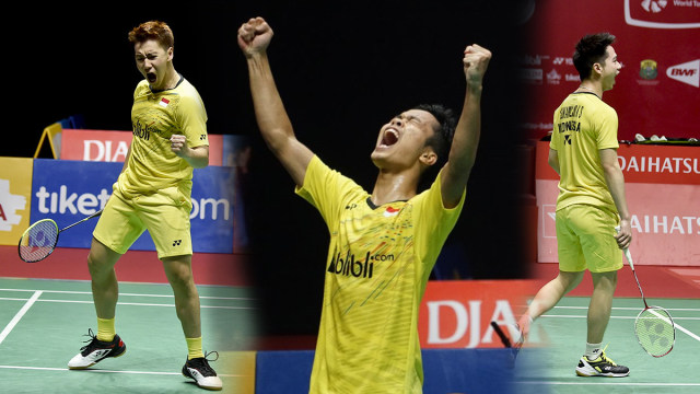 Tiga Juara Indonesia Master (Foto: Tomy W Utomo/kumparan)