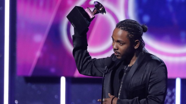 Kendrick Lamar di Grammy Awards 2018. (Foto: Reuters/Lucas Jackson)