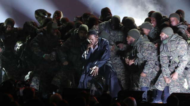 Kendrick Lamar di Grammy Awards 2018 (Foto: REUTERS/Lucas Jackson)