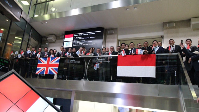 Pencatatan Komodo Bond WIKA di Bursa Saham London (Foto: Dok. Humas WIKA)