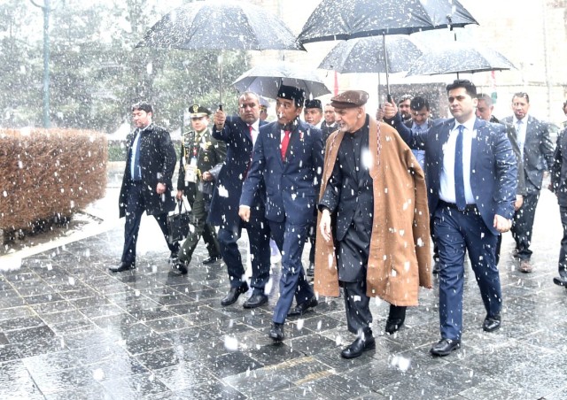 Presiden Joko Widodo di Afghanistan (Foto: Biro Pers Setpres)