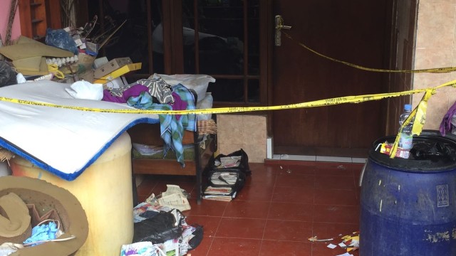 Lokasi penemuan dua mayat di Cimahi (Foto: Iqbal Tawakal/kumparan)