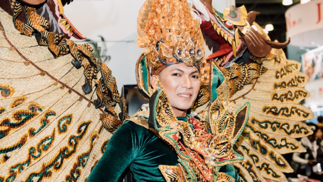 Penari Indonesia di New York Times Travel Show. (Foto: Nyttravelshow)