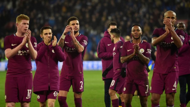 Manchester City yang tangguh di belakang. (Foto: Reuters/Rebecca Naden)