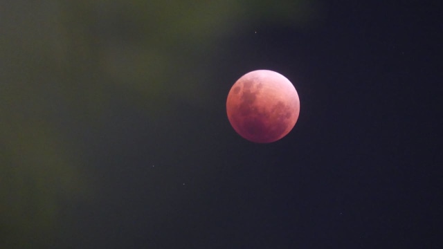 Gerhana Bulan dari kantor kumparan (Foto: kumparan)