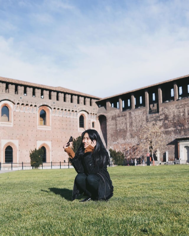 Castello Sforzesco, Milan (Foto: Instagram @alikaislamadina)