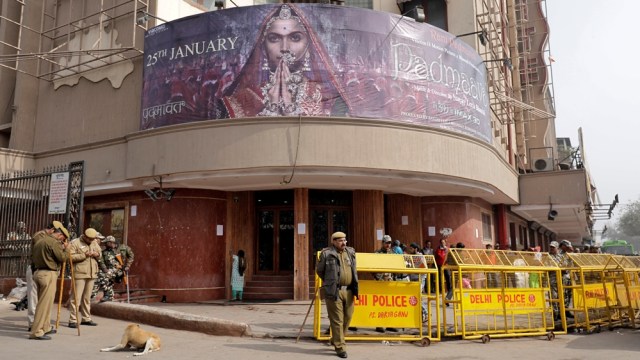 Protes film Padmaavati di India (Foto: REUTERS/Saumya Khandelwal)