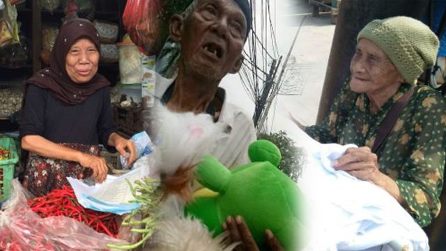 Kakek-nenek bekerja (Foto: Istimewa, Eka Nurjanah/kumparan)