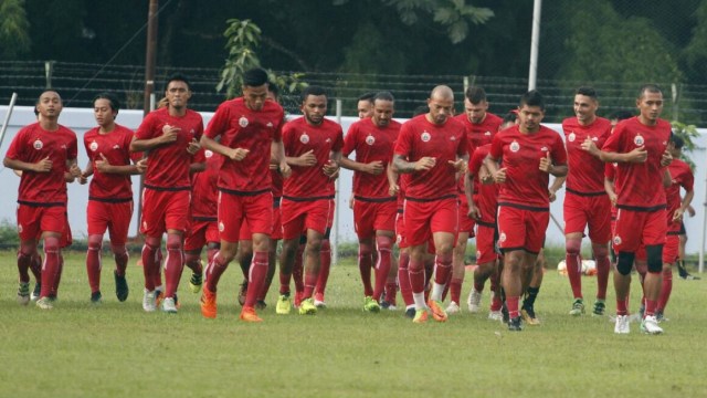 Persija Jakarta latihan di Soetasoma, Halim. (Foto: Dok. Media Persija)