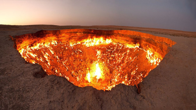 Door to Hell di Turkmenistan (Foto: IG @eurasiandreamerz)