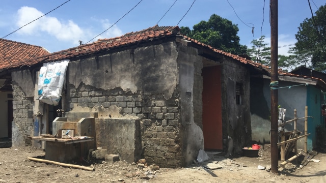 Rumah pelaku penganiaya Komandan Brigade Persis (Foto: Iqbal Tawakkal/kumparan)