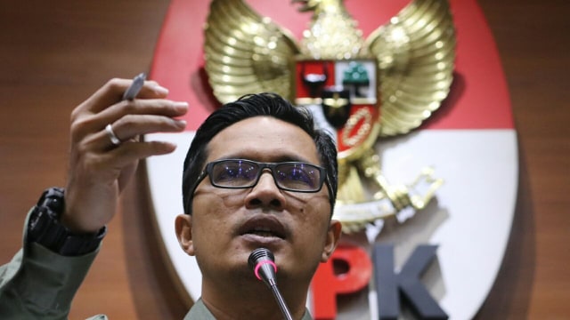 Febri Diansyah di KPK  (Foto: Irfan Adi Saputra/kumparan)