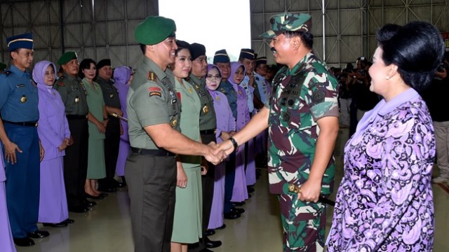 Kenaikan Pangkat 52 Perwira Tinggi TNI (Foto: Dok. Badarudin Puspen TNI)