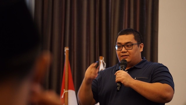 Direktur Eksekutif Media Survei Nasional (Median) Rico Marbun. Foto: Fitra Andrianto/kumparan